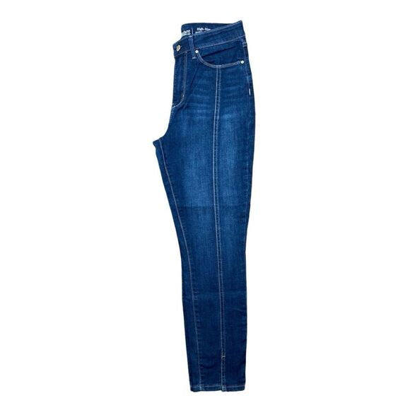 Signature by Levi Strauss & Co. Women Dark Wash High Rise Skinny Ankle Crop Jean - Picture 5 of 9